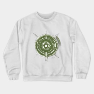 Abstract Gear Mandala Artwork No. 474 Crewneck Sweatshirt